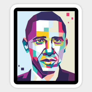 Barack Obama WPAP Sticker